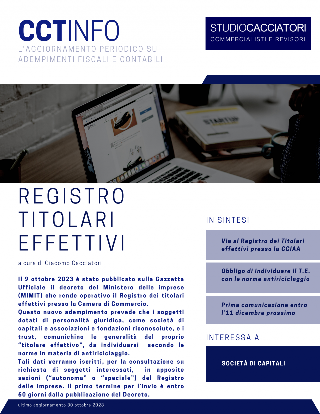 REGISTRO TITOLARI EFFETTIVI