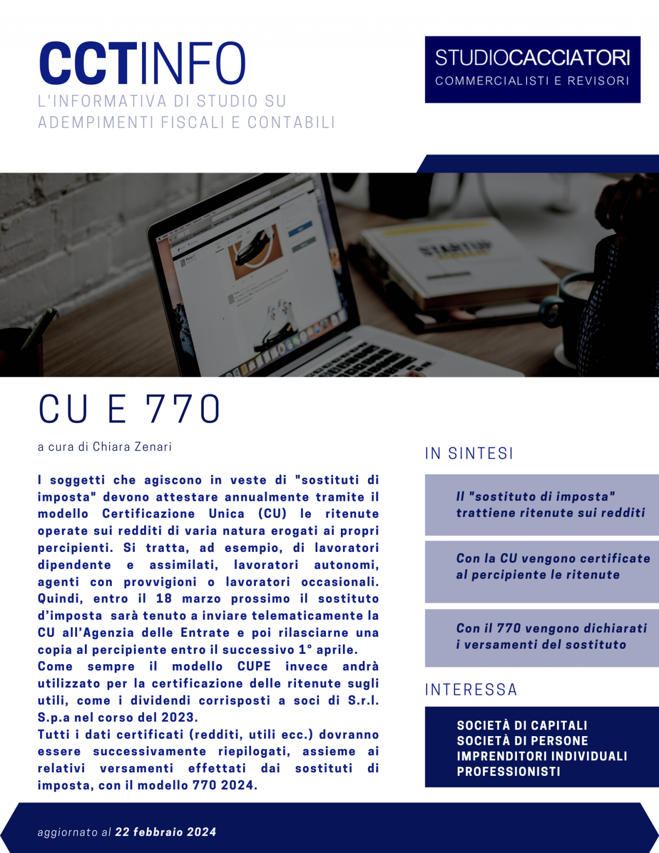 CERTIFICAZIONE UNICA E 770