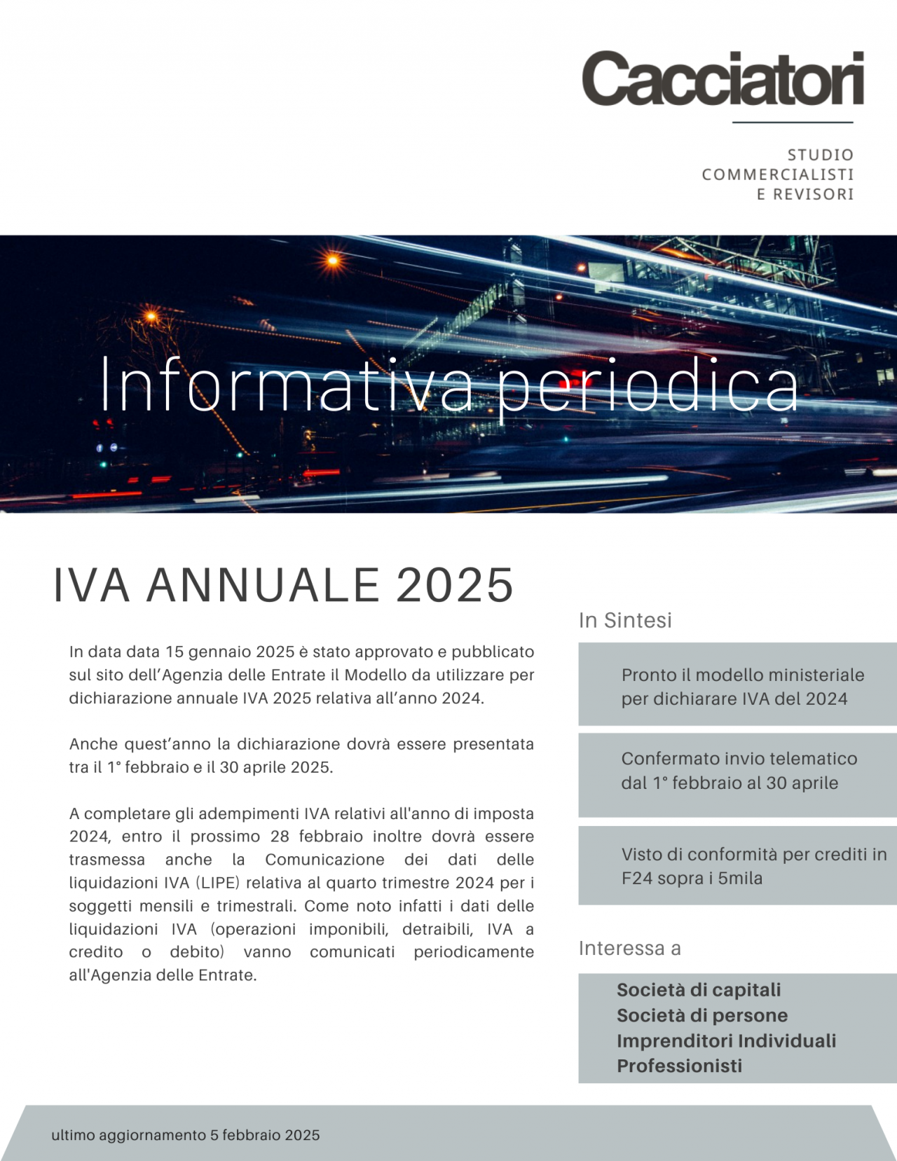 IVA ANNUALE 2025